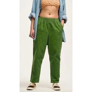 Lucy & Yak Billie Corduroy Trousers in Pickle Green 2XL 70s Retro Art Indie Core